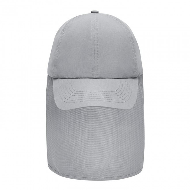 CASQUETTE DE TRAVAIL PROTEGE NUQUE PERSONNALISABLE 'DAIBO' - gris clair