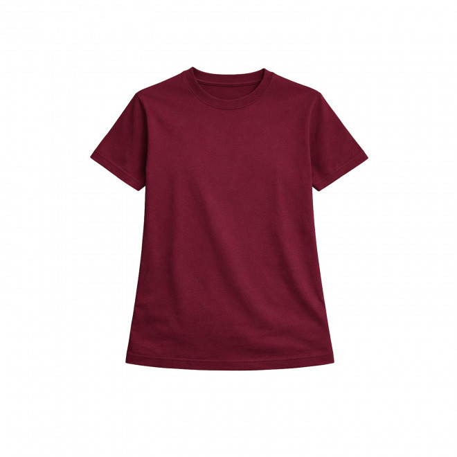 T-SHIRT OVERSIZE PUBLICITAIRE FEMME 'HERSCH' - bordeaux