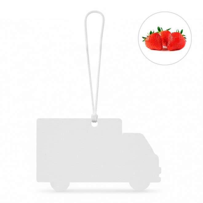 DESODORISANT VOITURE PERSONNALISABLE 'KENDO CAMION' - fraise