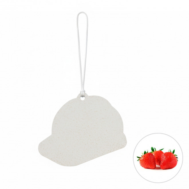 DESODORISANT VOITURE PERSONNALISABLE 'KENDO CASQUE' - fraise