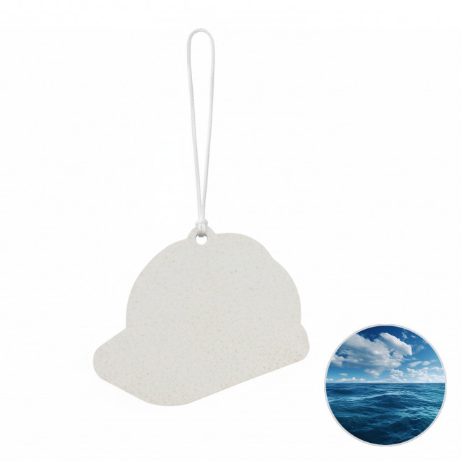 DESODORISANT VOITURE PERSONNALISABLE 'KENDO CASQUE' - océan