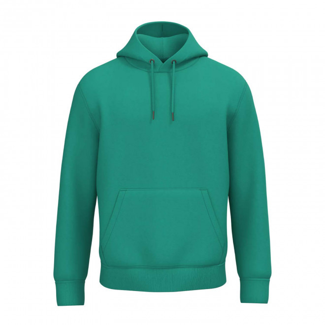 SWEAT-SHIRT MIXTE CAPUCHE PERSONNALISABLE 'NATIF' - vert menthe