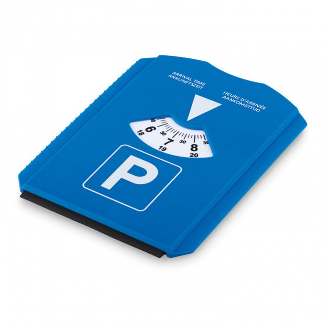 DISQUE DE STATIONNEMENT PERSONNALISABLE 'APARKA GRATTOIR' - bleu