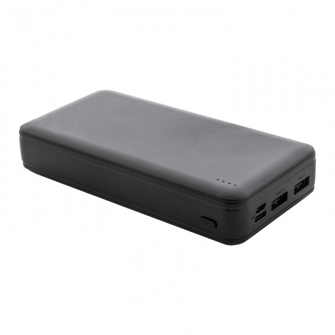 POWERBANK RECYCLE 20 000 MAH PERSONNALISABLE 'CIRCO' - noir