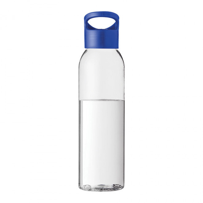 BOUTEILLE PUBLICITAIRE CORPS TRANSPARENT 650ML 'SIMCOE' - bleu