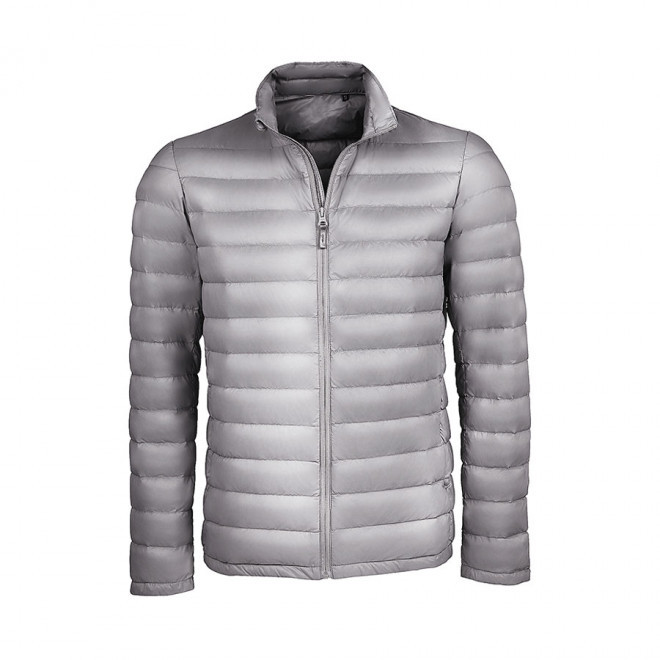 DOUDOUNE PERSONNALISÉE LÉGÈRE HOMME 'WILSON' - gris métal