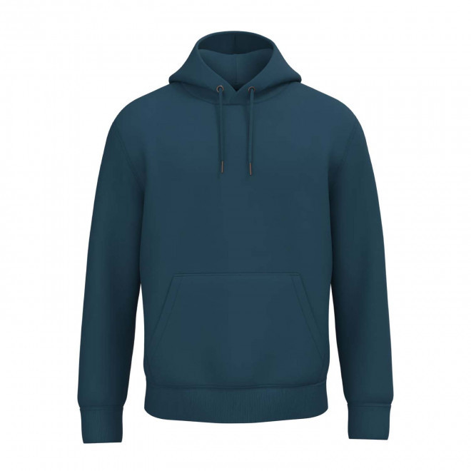 SWEAT-SHIRT MIXTE CAPUCHE PERSONNALISABLE 'NATIF' - bleu abysse