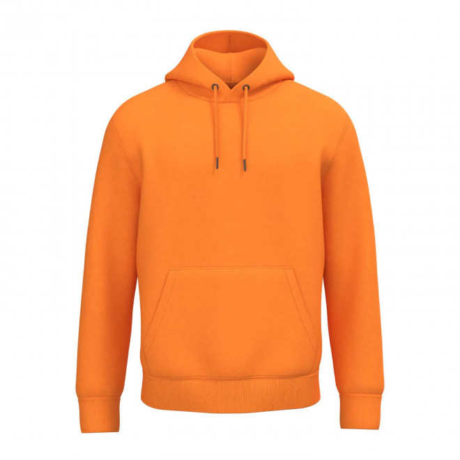 SWEAT-SHIRT MIXTE CAPUCHE PERSONNALISABLE 'NATIF' - orange