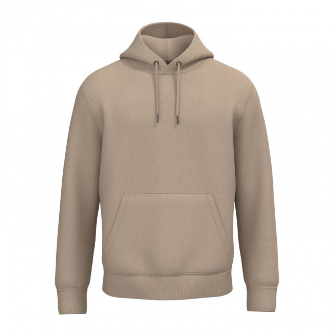 SWEAT-SHIRT MIXTE CAPUCHE PERSONNALISABLE 'NATIF' - sable