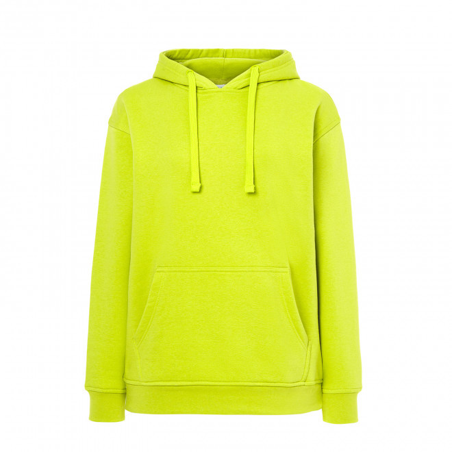 SWEAT-SHIRT MIXTE CAPUCHE JHK PERSONNALISABLE 'CORE 290' - vert fluo