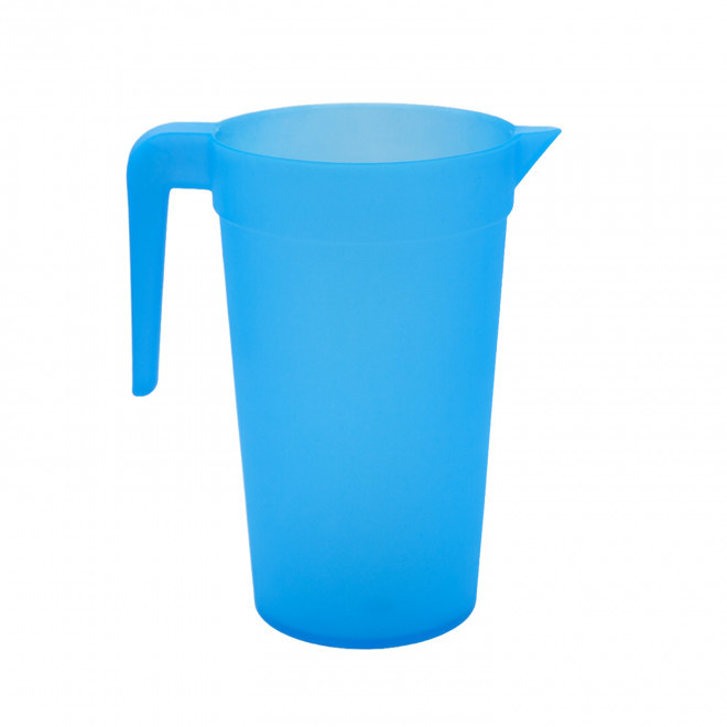 PICHET REUTILISABLE 1.5L PERSONNALISE 'LONIU COLOR' - bleu givré