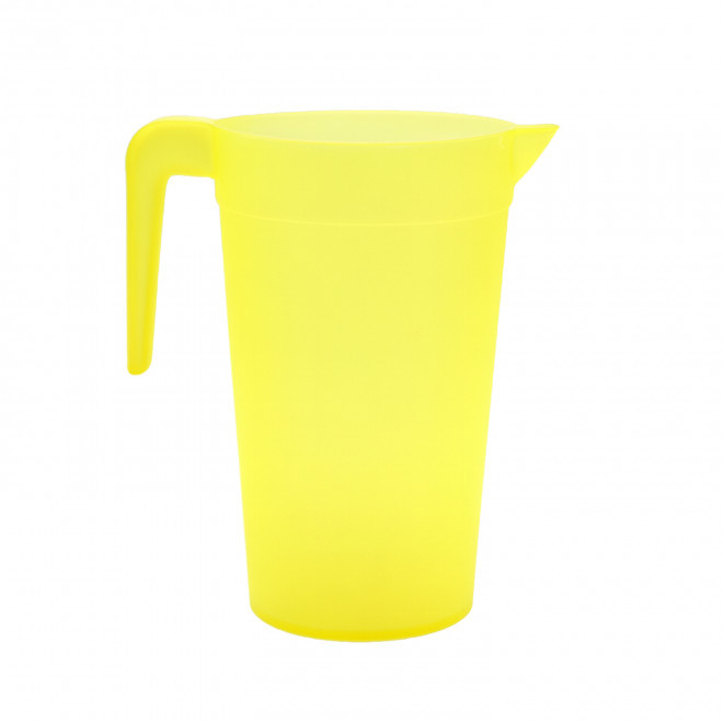PICHET REUTILISABLE 1.5L PERSONNALISE 'LONIU COLOR' - jaune givré