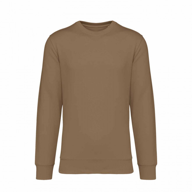 SWEAT-SHIRT MIXTE PERSONNALISABLE COL ROND 'NATIF' - caramel