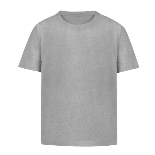 TEE-SHIRT ENFANT COULEUR PERSONNALISABLE 'NAYA' 160GM² - gris