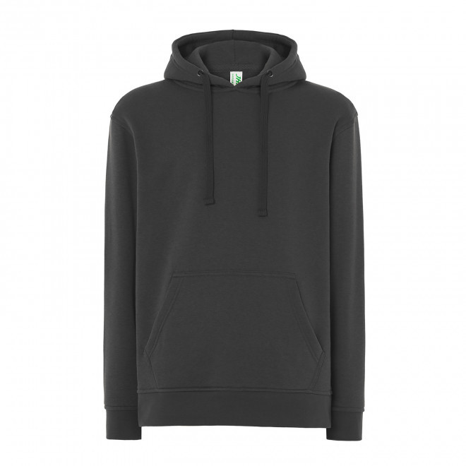 SWEAT-SHIRT MIXTE CAPUCHE JHK PERSONNALISABLE 'CORE 290' - gris anthracite