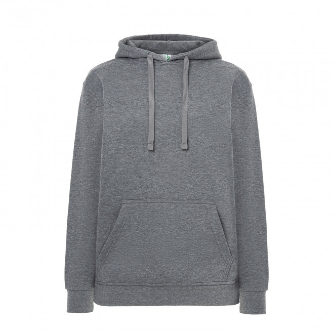 SWEAT-SHIRT MIXTE CAPUCHE JHK PERSONNALISABLE 'CORE 290' - gris foncé chiné
