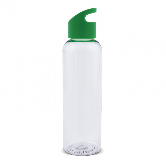 BOUTEILLE CORPS TRANSPARENT RPET PERSONNALISABLE 'SIMCOE' - vert clair