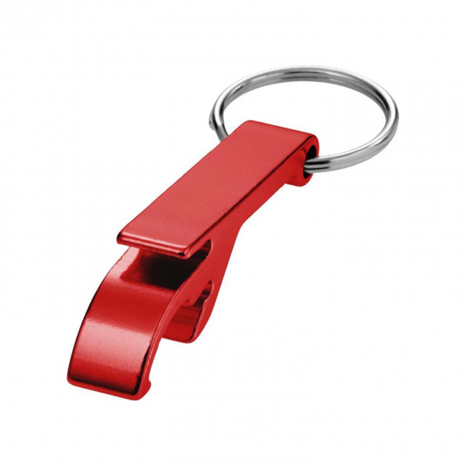 PORTE-CLÉS DÉCAPSULEUR PERSONNALISABLE 'OFFNER' - rouge