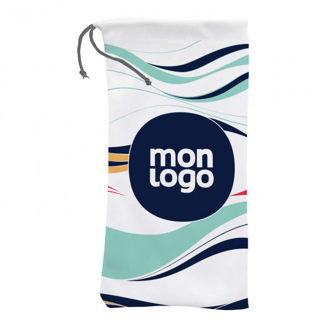 POCHETTE MULTIUSAGE PERSONNALISABLE 'LUNU' - blanc