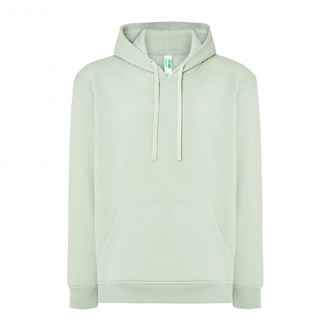 SWEAT-SHIRT MIXTE CAPUCHE JHK PERSONNALISABLE 'CORE 290' - vert pastel