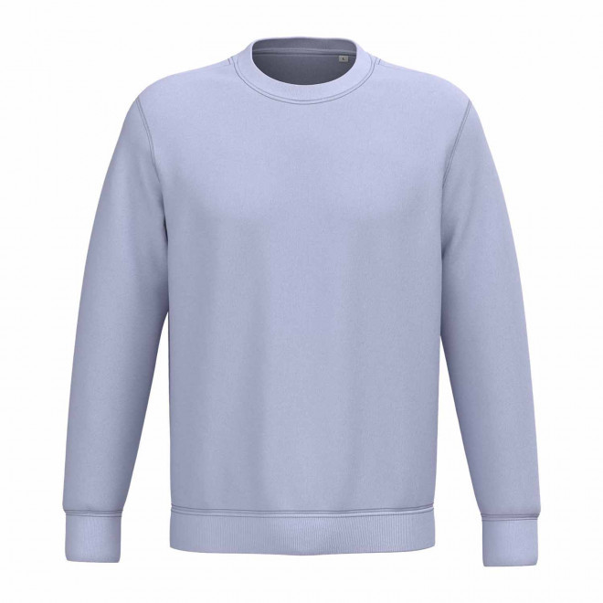 SWEAT-SHIRT MIXTE PERSONNALISABLE COL ROND 'NATIF' - parme