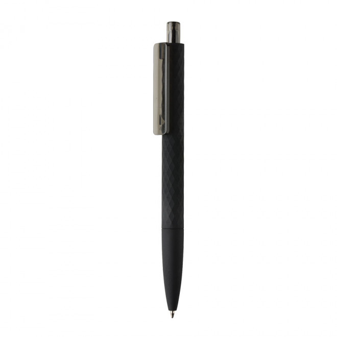 STYLO SOFT TOUCH PERSONNALISÉ 'RIYA BLACK' - anthracite