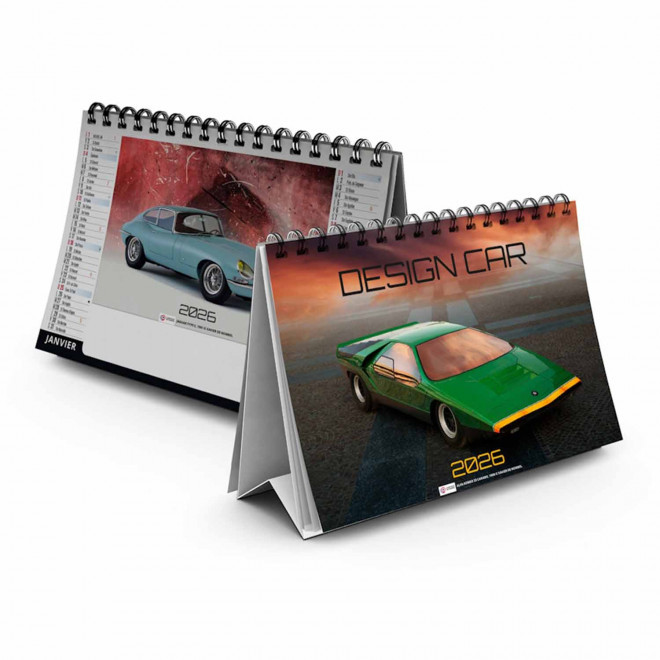 CALENDRIER CHEVALET 7 FEUILLETS PERSONNALISABLE 'ASHA' - vitesse