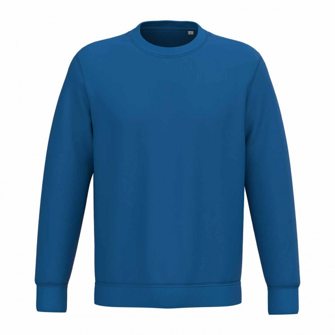SWEAT-SHIRT MIXTE PERSONNALISABLE COL ROND 'NATIF' - bleu royal