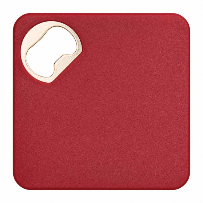 DESSOUS DE VERRE DECAPSULEUR PERSONNALISABLE 'DEKAP' - rouge