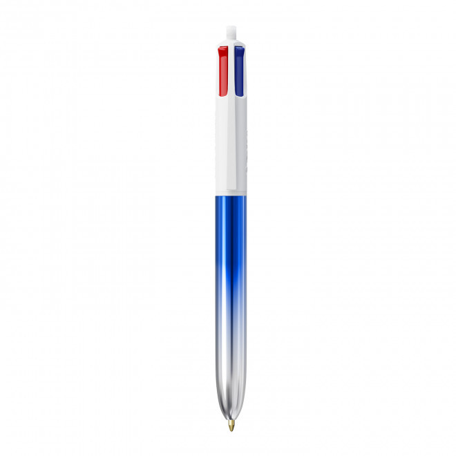 EXP 72H - STYLO BIC 4 COULEURS 'BICOLOR' - bleu