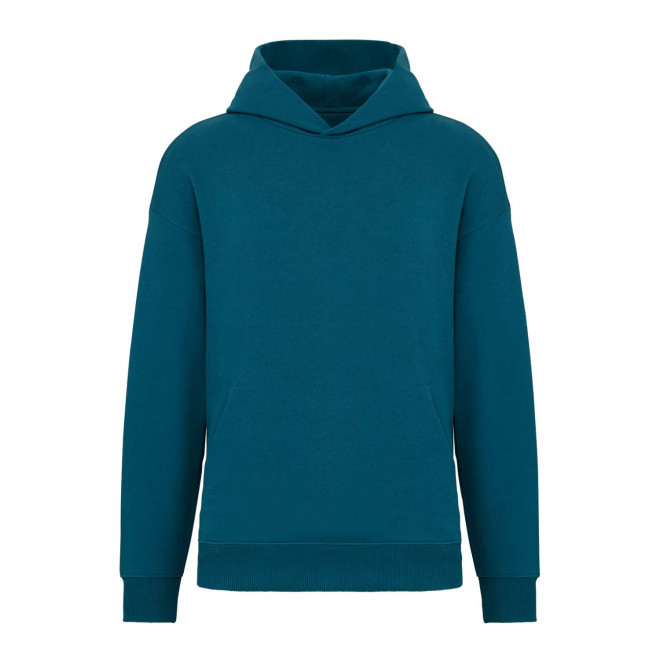 SWEAT-SHIRT PERSONNALISABLE MIXTE OVERSIZE 'OBEBI SPIRIT' - bleu canard