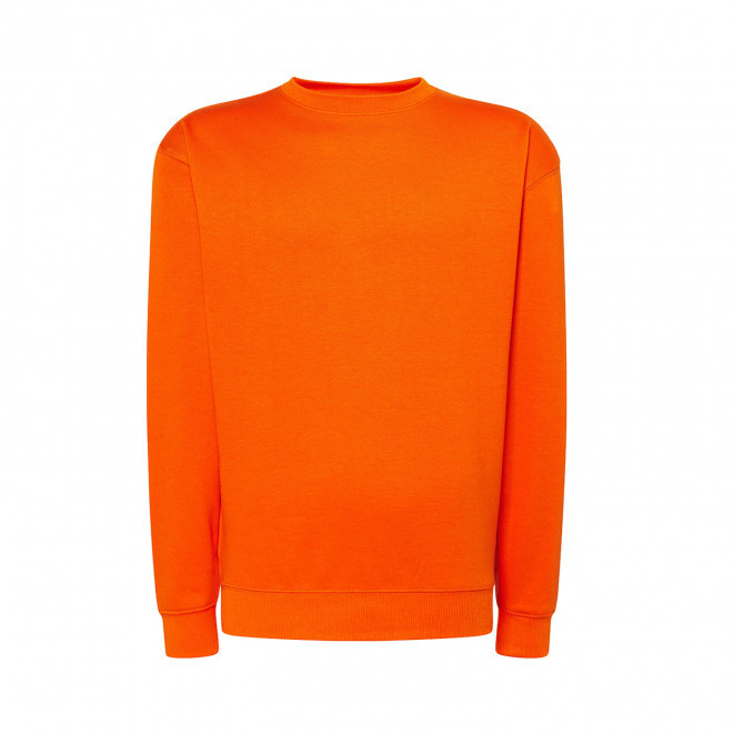 SWEAT-SHIRT MIXTE COL ROND JHK PERSONNALISABLE 'CORE 290' - marron