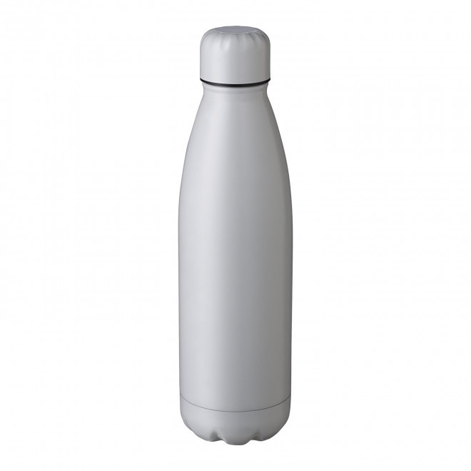BOUTEILLE ISOTHERME 500ML PERSONNALISABLE 'MATERA MAT' - gris