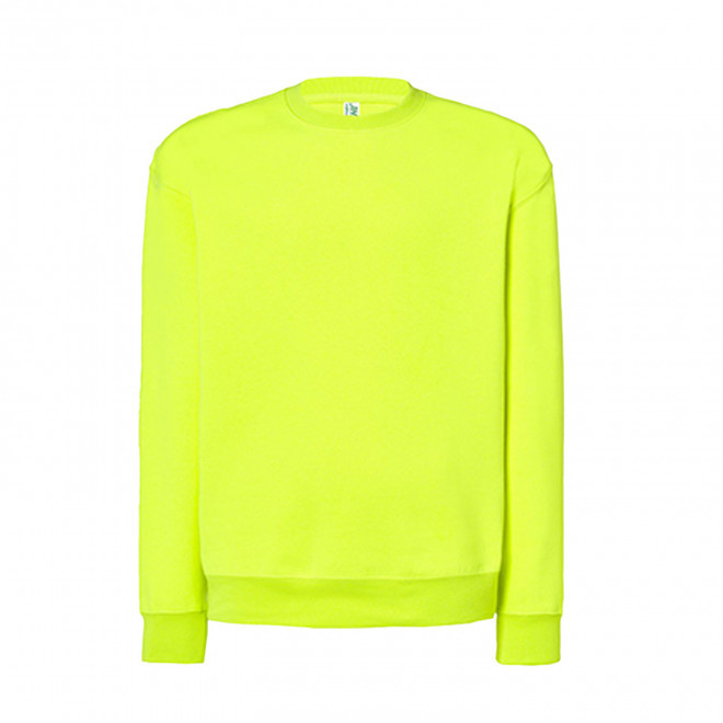 SWEAT-SHIRT MIXTE COL ROND JHK PERSONNALISABLE 'CORE 290' - gris foncé chiné