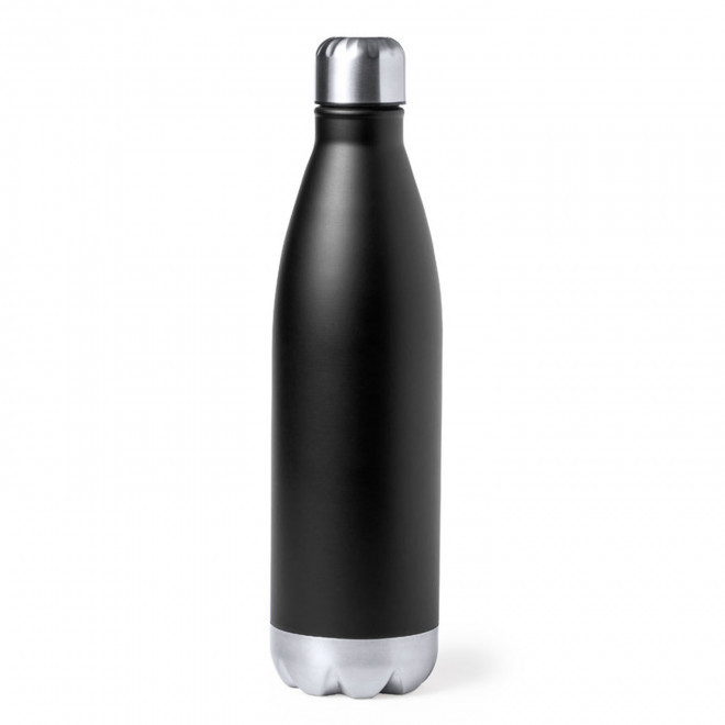 BOUTEILLE ISOTHERME 750 ML PERSONNALISABLE 'SVLANA' - noir