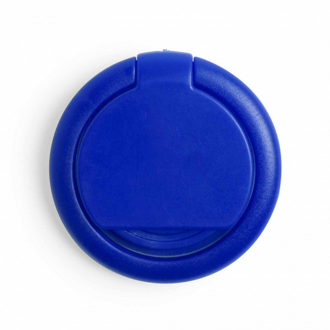 SUPPORT TELEPHONE 2 EN 1 JETON PERSONNALISABLE 'DITEL' - bleu