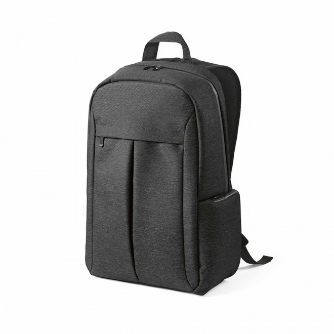 SAC A DOS 22L NYLON PERSONNALISABLE 'STOCKI RECYCLE' - noir