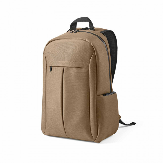 SAC A DOS 22L NYLON PERSONNALISABLE 'STOCKI RECYCLE' - camel