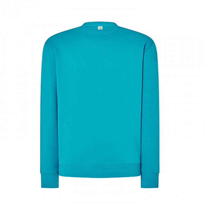 SWEAT-SHIRT MIXTE COL ROND JHK PERSONNALISABLE 'CORE 290' - vert pastel