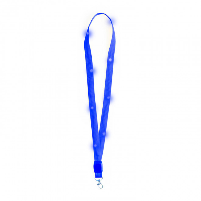 TOUR DE COU LED PERSONNALISABLE 'LUNGO FLASHY'  - bleu