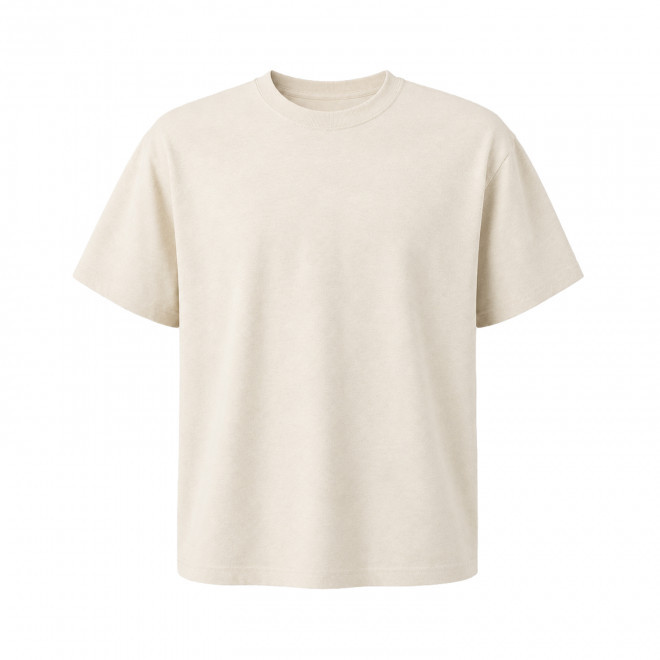 TEE-SHIRT OVERSIZE PERSONNALISÉ MIXTE 220 GR/M² 'LEGACY' - naturel