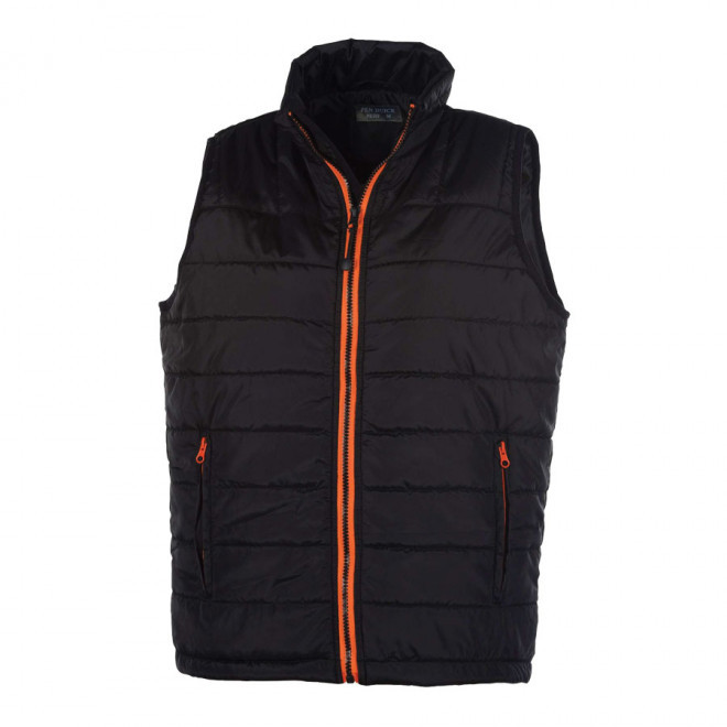 BODYWARMER FEMME PEN DUICK® 'CITY' - noir/orange