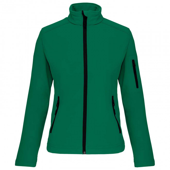 VESTE SOFTSHELL FEMME PERSONNALISABLE 'KARISOFT' - vert