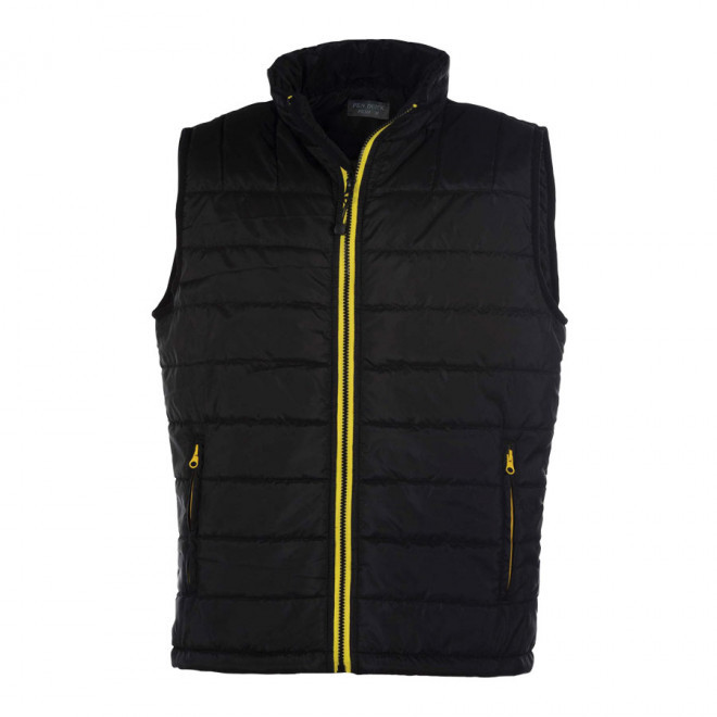 BODYWARMER HOMME PEN DUICK® 'CITY' - noir/jaune