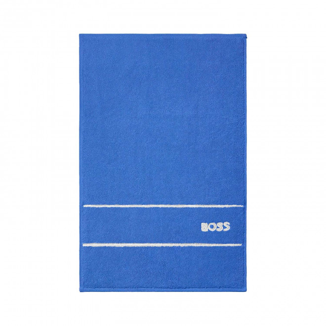 SERVIETTE 40X60 HUGO BOSS PERSONNALISABLE 'PLAIN' - bleu royal