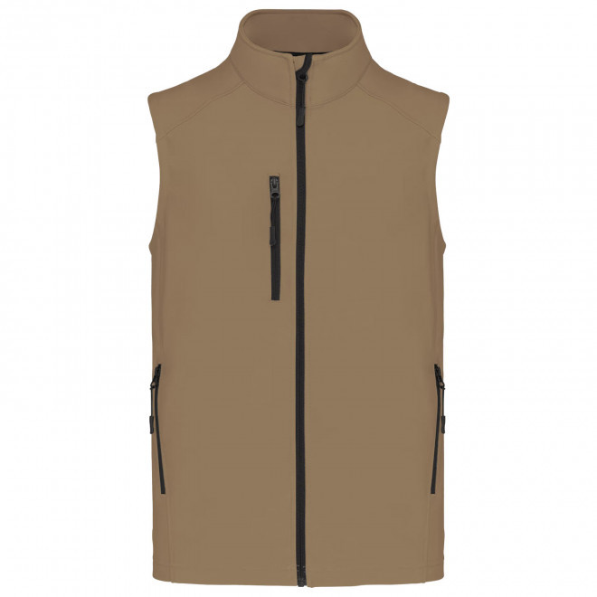 VESTE SOFTSHELL HOMME PERSNNALISABLE 'KARISOFT BW' - camel