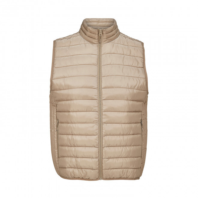 DOUDOUNE SANS MANCHES PERSONNALISÉE HOMME RPET 'STREAM BW' - corde