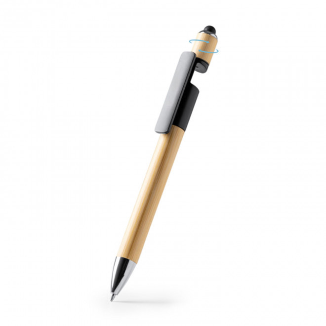 STYLO/STYLET PORTE TEL PERSONNALISABLE 'ROBERTO SPINNER' - bambou