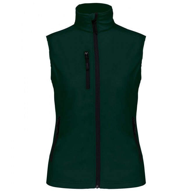 VESTE SOFTSHELL FEMME PERSONNALISABLE 'KARISOFT BW' - vert bouteille