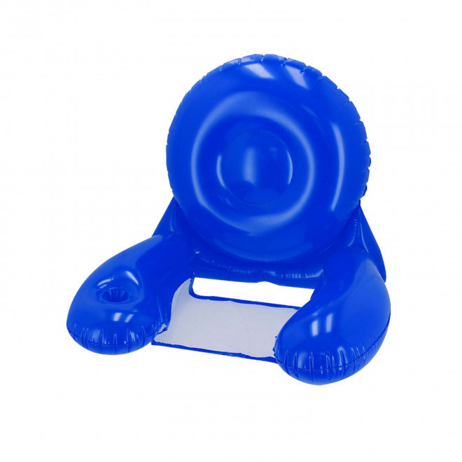 FAUTEUIL DE PLAGE GONFLABLE PERSONNALISABLE 'SUSURLO' - bleu